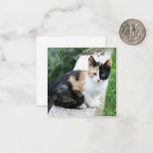 Carte De Correspondance Opera Phantom Chat (Devant/Arrière en situation)