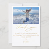 Carte De Correspondance or script merci diplôme 2 photos (Dos)