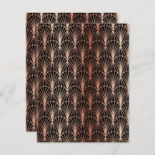 Carte De Correspondance Ornements de luxe 14 (Devant / Derrière)