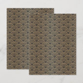 Carte De Correspondance Ornements de luxe 25 (Devant / Derrière)