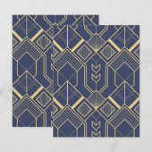 Carte De Correspondance Ornements de luxe 60 (Devant / Derrière)