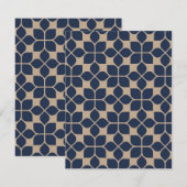 Carte De Correspondance Ornements de luxe 71 (Devant / Derrière)