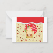 Carte De Correspondance Ornements de Noël Eggnog 2024 (Dos)