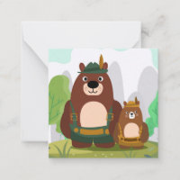Ours mignons en lederhosen