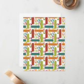 Carte De Correspondance Ovales et rectangles (Devant/Arrière en situation)