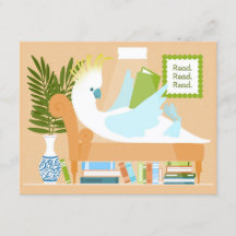 PACK of 10 Reading Cockatoo Postcards