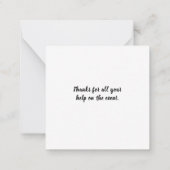 Carte De Correspondance Paddleboarding en stand-up (Dos)