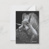 Carte De Correspondance Paddy Cake, Signet d'écureuil (Dos)