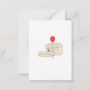 Carte De Correspondance Pain en tranches sur le thème de la mie de pain
