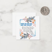 Carte De Correspondance Paix sois avec toi (Devant/Arrière en situation)