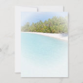 Carte De Correspondance Palms Plage Sable Mer Nature (Dos)