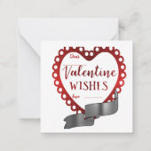 Carte De Correspondance Panier de roses rouges : (Dos)