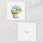 Carte De Correspondance Panneaux aquarelle pointillés (Devant / Derrière)