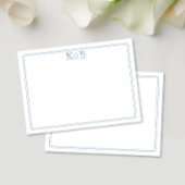Carte De Correspondance Papeterie à monogramme de couples avec initiales d