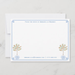 Carte De Correspondance Papeterie classique à gingembre Du Bureau De