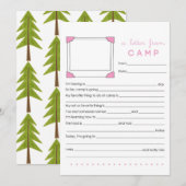 Carte De Correspondance Papeterie de camp à compléter (Devant / Derrière)