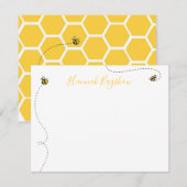 Carte De Correspondance Papeterie de l'abeille (Devant / Derrière)