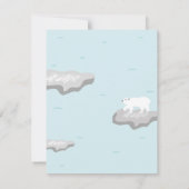 Carte De Correspondance Papeterie de l'ours polaire (Dos)