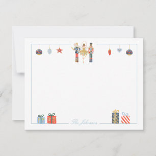 Carte De Correspondance Papeterie de Noël Casse-Noisette Classique