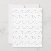 Carte De Correspondance Papeterie de pêche - Turquoise (Dos)