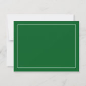 Carte De Correspondance Papeterie de station moderne à deux initiales avec (Dos)