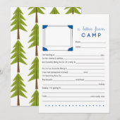 Carte De Correspondance Papeterie du camp (Devant / Derrière)