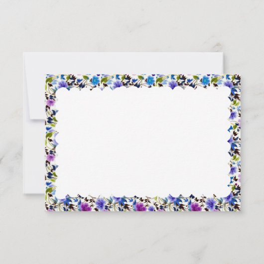 Carte De Correspondance papeterie frontalière à échelles (Dos)