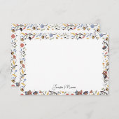 Carte De Correspondance papeterie frontalière à échelles (Devant / Derrière)