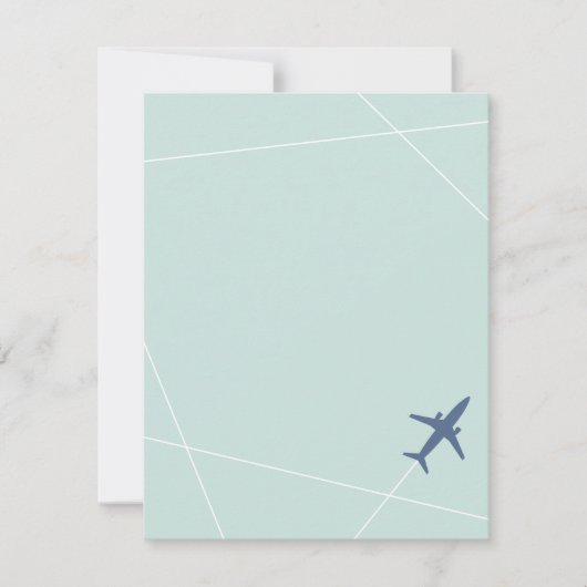 Carte De Correspondance Papeterie Jet Set - Aqua (Devant)