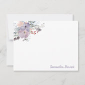 Carte De Correspondance Papeterie personnalisée Fleurs de lilas  (Devant)