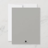 Carte De Correspondance Papeterie personnalisée Lapin Aquarelle (Dos)