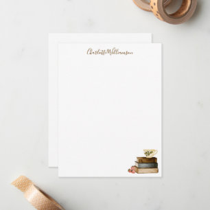 Carte De Correspondance Papeterie Personnalisée Livre Cozy Amoureux Aquare
