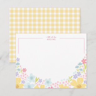Carte De Correspondance Papeterie Personnalisée pour Bébé Enfant au Motif
