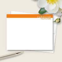 Papeterie Personnalisée Prépa Orange Clair