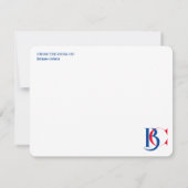 Carte De Correspondance Papeterie personnelle : Rainbow Love coeurs (Dos)