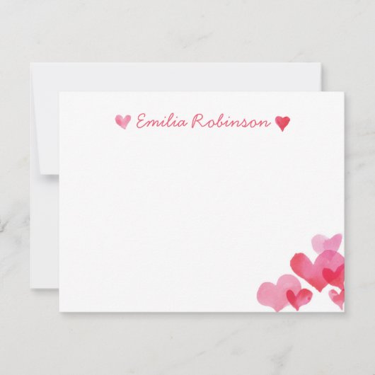 Carte De Correspondance Papeterie pour filles (Devant)