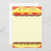 Carte De Correspondance Papeterie sandwich (Devant / Derrière)