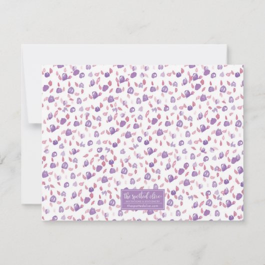 Carte De Correspondance Papier à lettres persan (Dos)