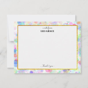 Carte De Correspondance Papier à lettres personnalisé avec monogramme, Cad