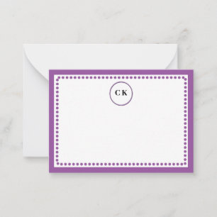 Carte De Correspondance Papier à lettres personnalisé avec monogramme et b