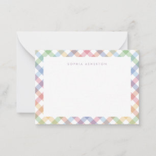 Carte De Correspondance Papier à lettres personnalisé pour enfants arc-en-