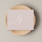 Carte De Correspondance Papier à lettres personnalisées à script simple iv