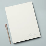 Carte De Correspondance Papier à lettres personnalisées Notes vintages<br><div class="desc">Créez votre propre papeterie. Personnalisez ce design avec votre propre texte. Customisez davantage cette conception en sélectionnant le lien "customiser plus loin".</div>