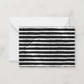 Carte De Correspondance Papier à lettres personnalisées Stripes Modernes C (Dos)