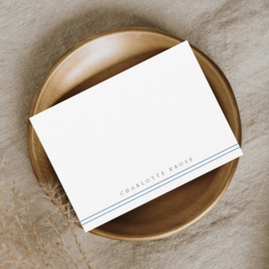 Carte De Correspondance Papier à lettres personnel simple