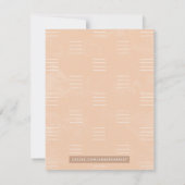 Carte De Correspondance Papier à lettres pour femmes dans l'ombre botaniqu (Dos)