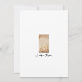 Carte De Correspondance Papier Antique Note (Dos)