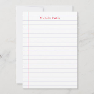 Carte De Correspondance Papier Linn Professionnel Plat Minimaliste Moderne