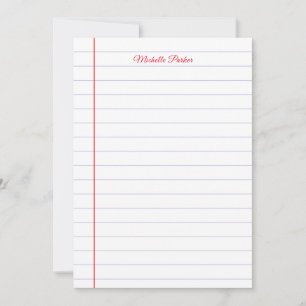 Carte De Correspondance Papier Linn Professionnel Plat Minimaliste Moderne