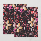 Carte De Correspondance Papier mural 7 (Devant / Derrière)